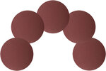 Круги шлифовальные сплошные (липучка), алюминий-оксидные, 125 мм, 5 шт. Р 150 FIT FINCH INDUSTRIAL TOOLS 