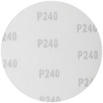 Круги шлифовальные сплошные (липучка), алюминий-оксидные, 125 мм, 5 шт. Р 240 FIT FINCH INDUSTRIAL TOOLS 