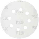 Круги шлифовальные с отверстиями (липучка), алюминий-оксидные, 125 мм, 5 шт. Р 320 KУРС 