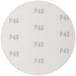 Круги шлифовальные сплошные (липучка), алюминий-оксидные, 150 мм, 5 шт.  Р 40 FIT FINCH INDUSTRIAL TOOLS 