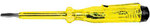 Отвертка индикаторная, желтая ручка 100 - 500 В, 140 мм KУРС 