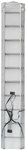 Лестница трехсекционная алюминиевая, 3 х 10 ступеней, H=285/481/674 см, вес 12,19 кг FIT FINCH INDUSTRIAL TOOLS 