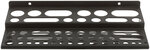 Полка для инструмента пластиковая "мини" черная, 48 отверстий, 300х150 мм KУРС 