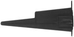 Полка для инструмента пластиковая "мини" черная, 48 отверстий, 300х150 мм KУРС 