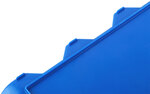 Лоток для крепежа пластиковый 245х170х125 мм синий MOS 