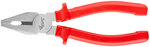 Плоскогубцы комбинированные "Лайт", пластиковые ручки, полированная сталь 180 мм KУРС 