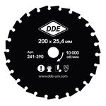 Диск для кустореза DDE WOOD CUT 26 зубьев, 200 x 25,4/20 мм (толщина = 1,8 мм)
