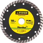 STAYER Turbo, 150 мм, (22.2 мм, 7 х 2.4 мм), сегментированный алмазный диск, Professional (3662-150)