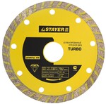 STAYER Turbo, 110 мм, (22.2 мм, 7 х 2.2 мм), сегментированный алмазный диск (3662-110)