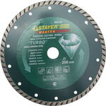 STAYER Turbo, 200 мм, (22.2 мм, 7 х 2.6 мм), сегментированный алмазный диск (3662-200)