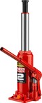 STAYER RED FORCE, 2 т, 181 - 345 мм, бутылочный гидравлический домкрат, Professional (43160-2)