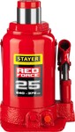 STAYER RED FORCE, 25 т, 240 - 375 мм, бутылочный гидравлический домкрат, Professional (43160-25)