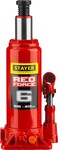 STAYER RED FORCE, 6 т, 216 - 413 мм, бутылочный гидравлический домкрат, Professional (43160-6)