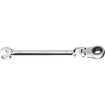 ЗУБР 10 мм, шарнирный трещоточный гаечный ключ, Профессионал (27101-10)