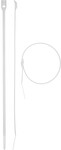 ЗУБР КОБРА, 4.6 x 255 мм, нейлон РА66, 25 шт, белые, кабельные стяжки с плоским замком, Профессионал (30930-46-255)