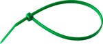 ЗУБР КС-З1, 2.5 x 150 мм, нейлон РА66, 100 шт, зеленые, кабельные стяжки, Профессионал (309060-25-150)