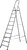 СИБИН 10 ступеней, 208 см, алюминиевая стремянка (38801-10)