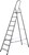 СИБИН 9 ступеней, 187 см, алюминиевая стремянка (38801-9)