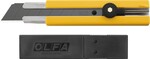 OLFA 25 мм, в комплекте с лезвиями EXCEL BLACK 5 шт, нож (OL-H-1BB/5BB )