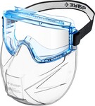 ЗУБР ПАНОРАМА ЩИТ, закрытого типа, стекло из ударопрочн поликарбоната, в компл со щитком, защитные очки с непрямой вентиляцией, Профессионал (110233)