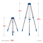 ЗУБР ШГ 160, геодезический штатив (34968)