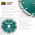 KRAFTOOL LASER-UNIVERSAL 125 мм (22.2 мм, 10х2.4мм), алмазный диск (36680-125)
