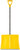 Лопата для уборки снега "Гардения Монблан" пластиковая, стеклопластиковый черенок 500x375х1340 мм Инструм-Агро 