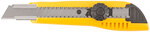 Нож технический 18 мм усиленный пластиковый, вращ.прижим FIT FINCH INDUSTRIAL TOOLS 