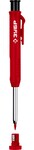 Автоматический строительный карандаш ЗУБР, красный, HB, 6 сменных грифелей, АСК, серия Профессионал