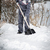 Лопата для уборки снега пластиковая, 360 х 405 х 1550 мм, деревянный черенок 1 сорт, Россия, Сибртех