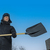 Лопата для уборки снега стальная эмалированная, 330 х 365 мм, без черенка, Россия, Сибртех