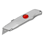 Нож, 19 мм, выдвижное трапециевидное лезвие, металлический корпус Matrix