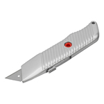 Нож, 19 мм, выдвижное трапециевидное лезвие, металлический корпус Matrix