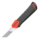 Нож, 18 мм, выдвижное лезвие, металлическая направляющая, эргономичная двухкомпонентная рукоятка Matrix