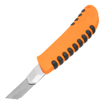 Нож, 18 мм, выдвижное лезвие, металлическая направляющая, пластиковый двухкомпонентный корпус Sparta