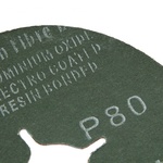 Круги фибровые 5 шт, Р 80, 115 х 22 mm Matrix