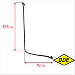 Тяга газа DDE CS250/CS2512, шт