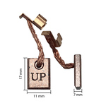 Щетка графитовая UNITED PARTS для MAKITA СВ-448 (аналог 196854-2/194427-5)  3х10х13мм, пар