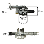 Насос QUATTRO ELEMENTI PALERMO130Turbo (793-305-P15), шт