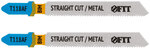 Полотна по металлу, Bimetal, фрезерованные, волнистые зубья, 76/51/1,2 мм (T118AF), 2 шт. FIT FINCH INDUSTRIAL TOOLS 