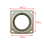 Фланец DDE PTR100H подающий (100SP-18), шт